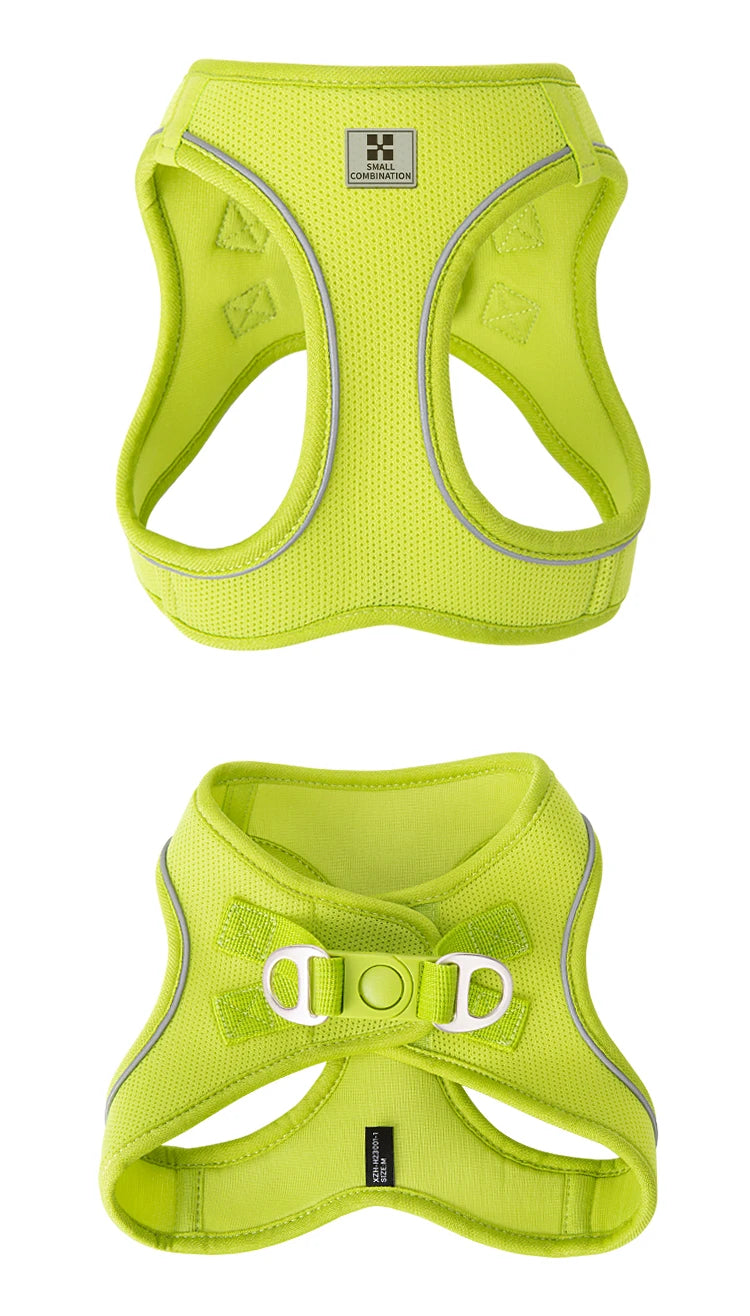 Reflective Dog Harness & Leash Set – Adjustable Vest
