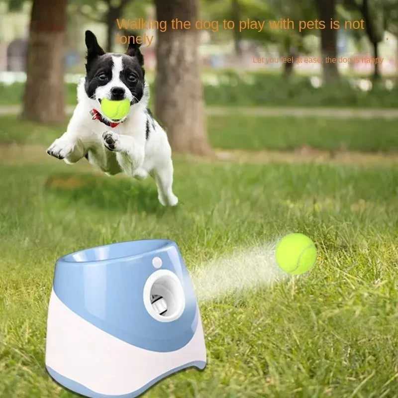 Automatic Tennis Ball Launcher for Dogs – USB Rechargeable