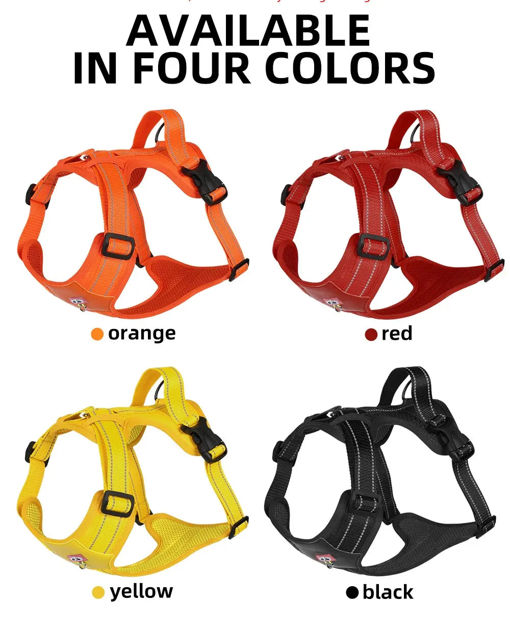 Doberman Pinscher Dog Harness Reflective Medium Large Dog Tactical Vest Large Waterproof Dog Harness Pet Accessories Supplies