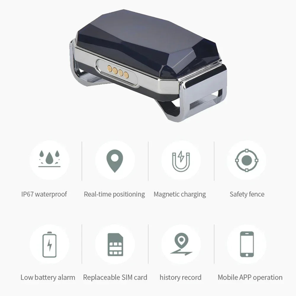 2G GPRS Pet GPS Tracker – Waterproof Locator Collar