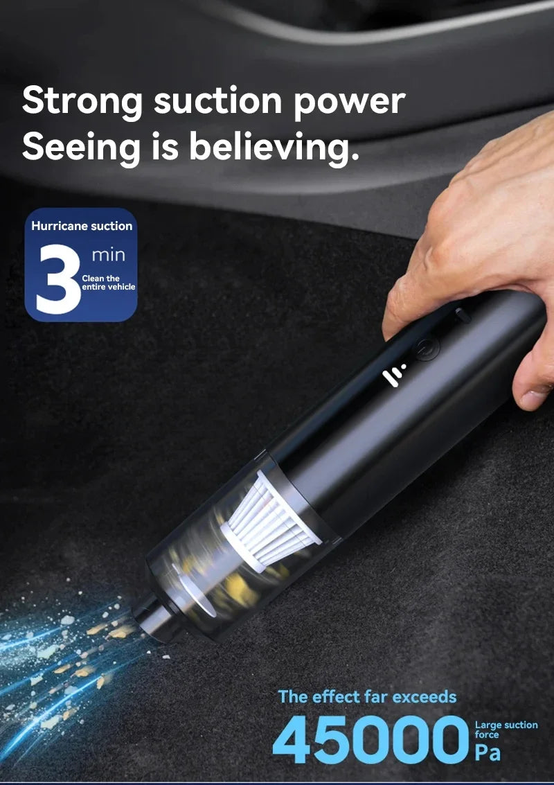Handheld Pet Hair Vacuum – Rechargeable, Car & Home