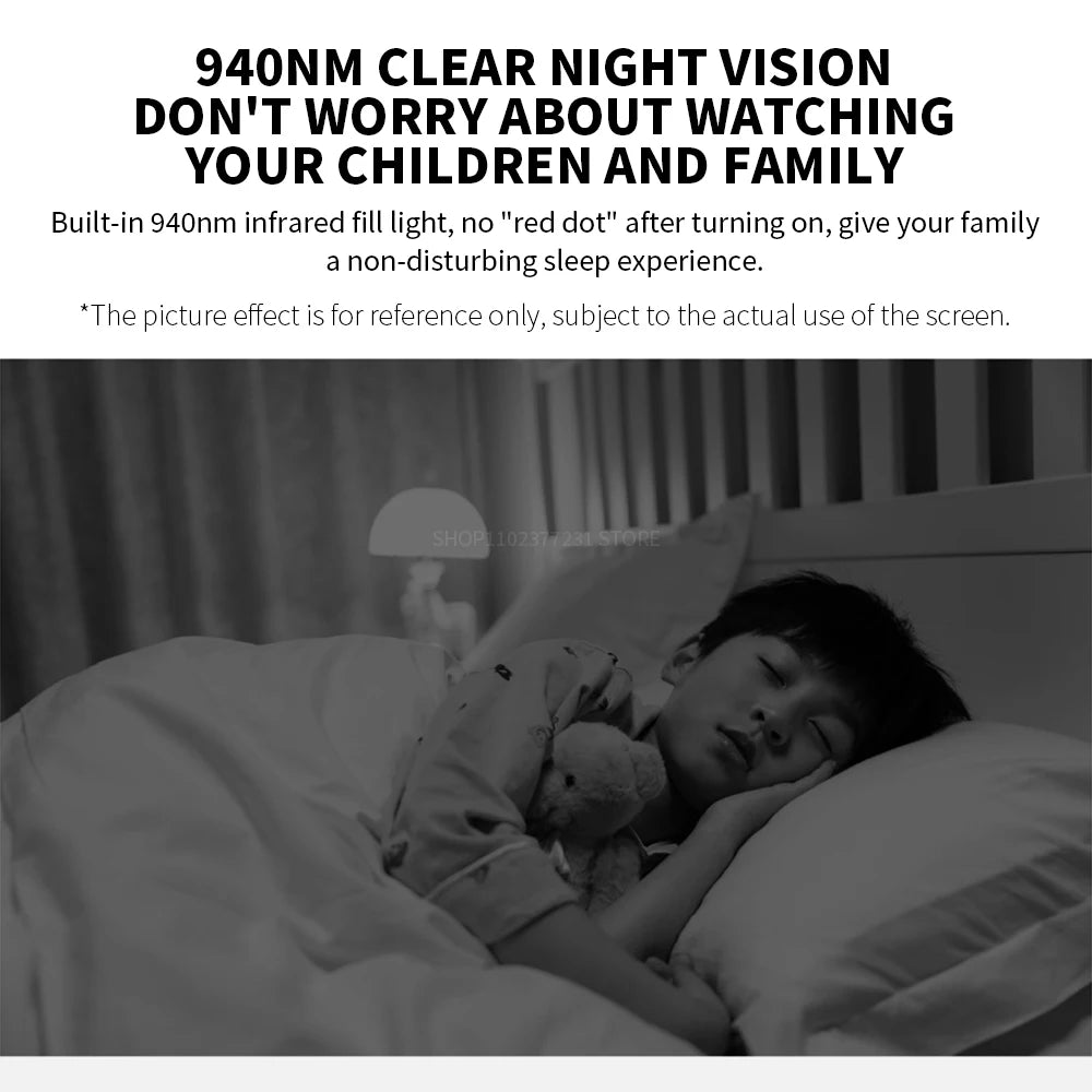 2K HD Pet Monitoring Camera – Night Vision, Two-Way Audio