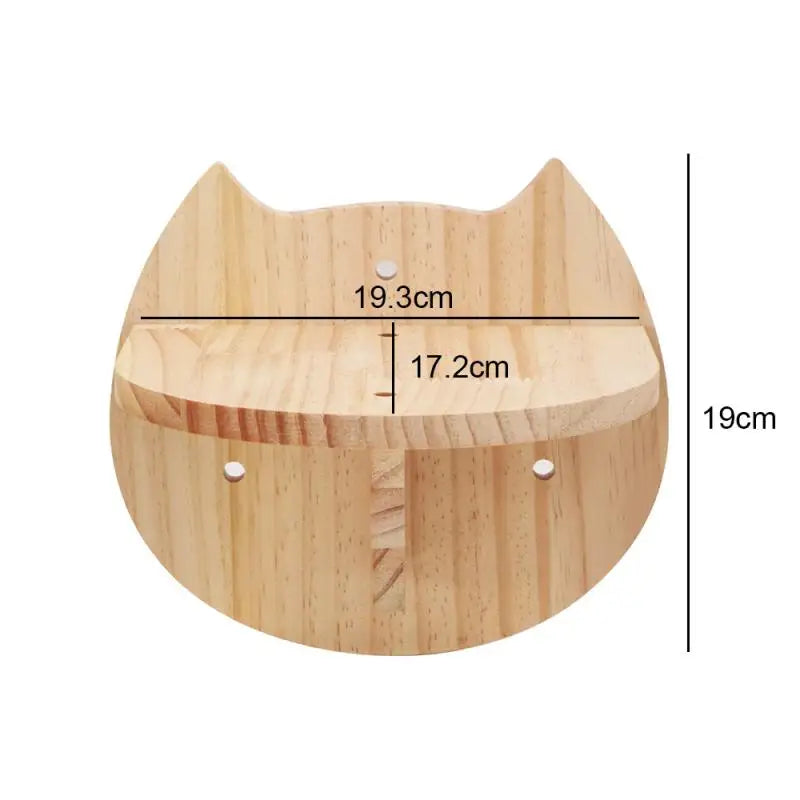 Wall-Mounted Cat Climbing Shelves with Hammock & Steps