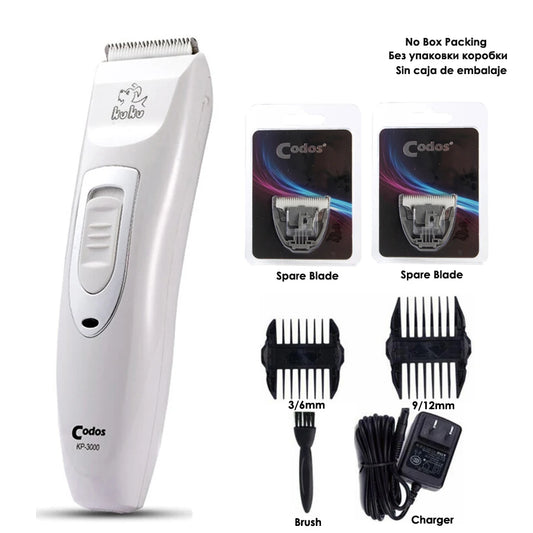 Codos KP3000 Professional Pet Hair Trimmer Dog Grooming Kit Rechargeable Electrical Clipper Shaver Set Haircut Machine