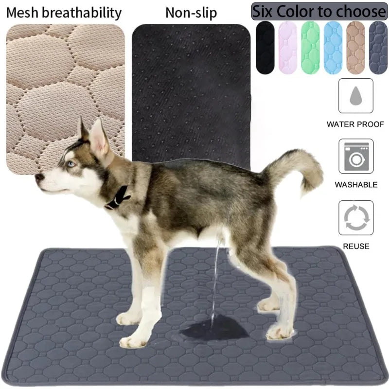 Winter Dog Pee Pad Reusable Washable Dog Urine Mat Car Seat Floor Sofa Waterproof Absorbent Puppy Cat Training Pet Supplies