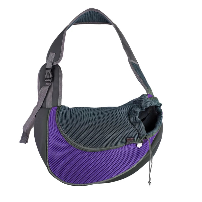 Crossbody Mesh Pet Carrier Sling Bag