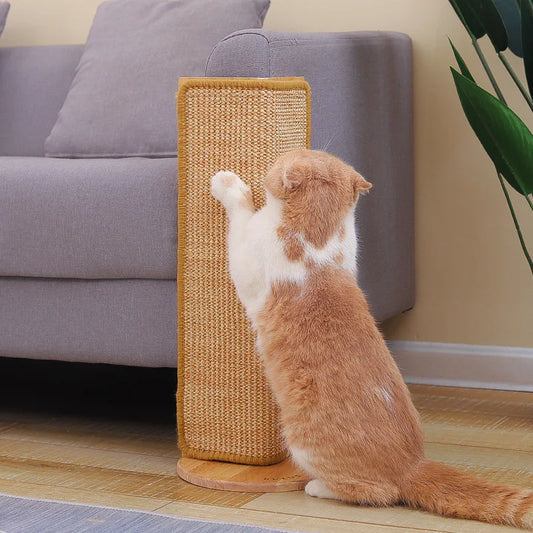 Natural cat scratching mat sisal wear-resistant integrated pad multi-stick suitable for wall sofa floor protection pad pet toy