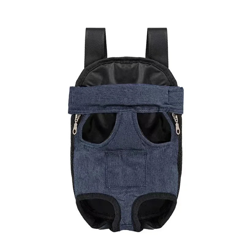 Pets Products Denim Pet Dog Backpack Outdoor Travel Cat Carrier Bag for Small Dogs Breathable Shoulder Puppy Kedi Carring Bags