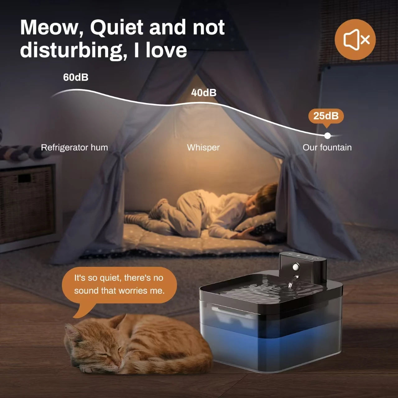 2.2L Wireless Cat Water Fountain Battery Operated Automatic Pet Water Fountain With Motion Sensor Dog Cat Water Dispenser Bowl