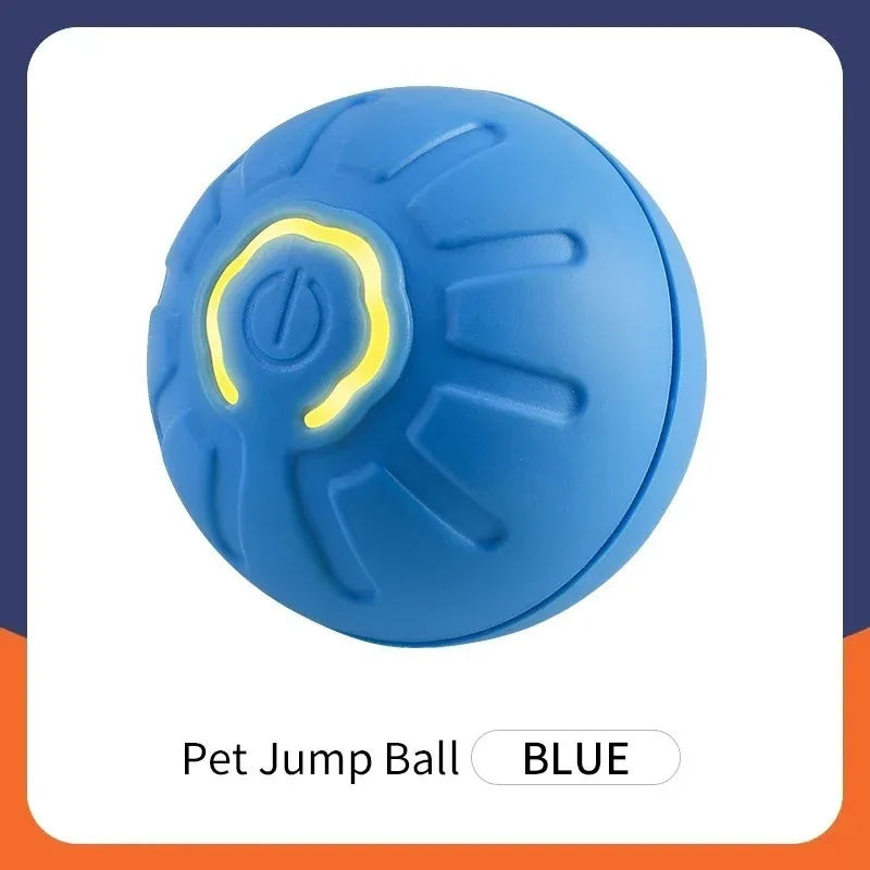 Smart Auto-Bouncing Dog & Cat Toy Ball with RGB Lights