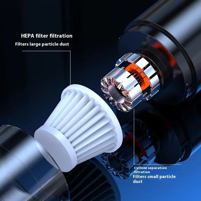 Wireless Pet Hair Vacuum – High Power, Home & Car Use