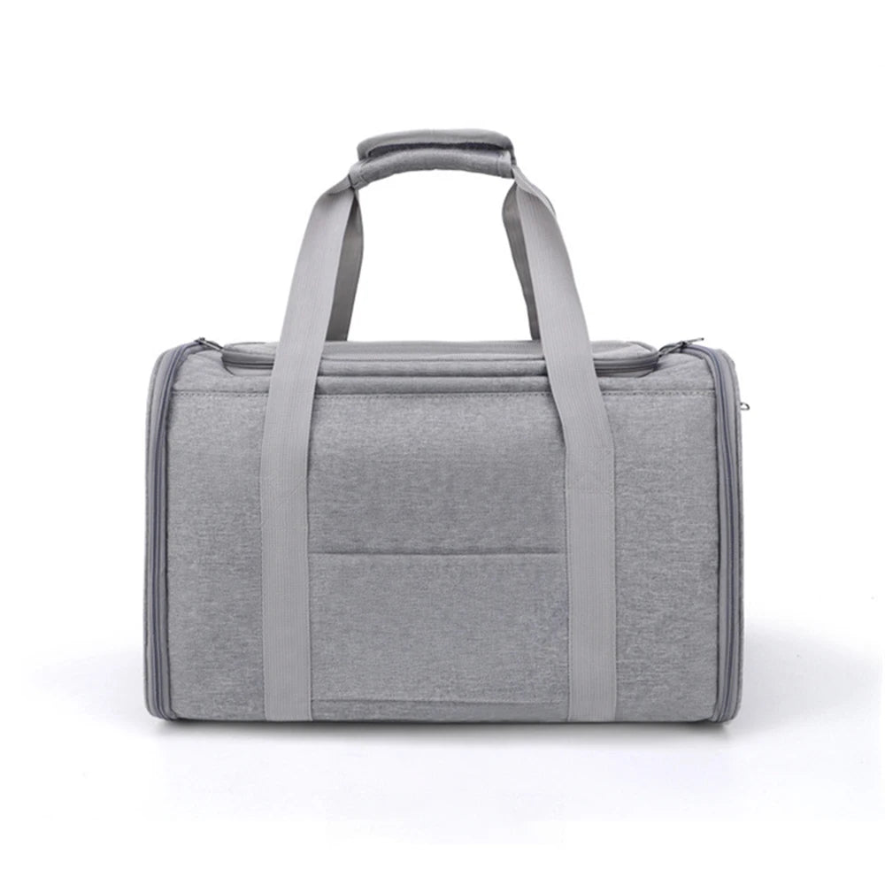 Cat & Dog Carrier for Small to Medium Pet up to 15 Lbs, Collapsible and Suitable for Travel