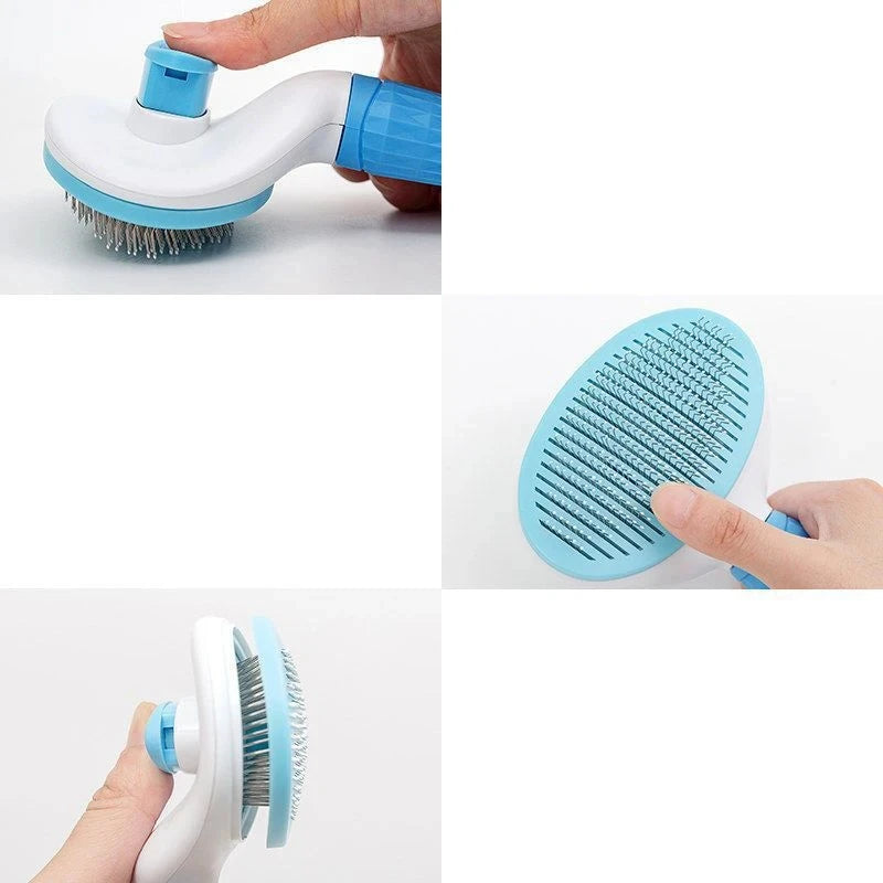 Pet Deshedding Comb – Removes Loose Hair for Cats & Dogs