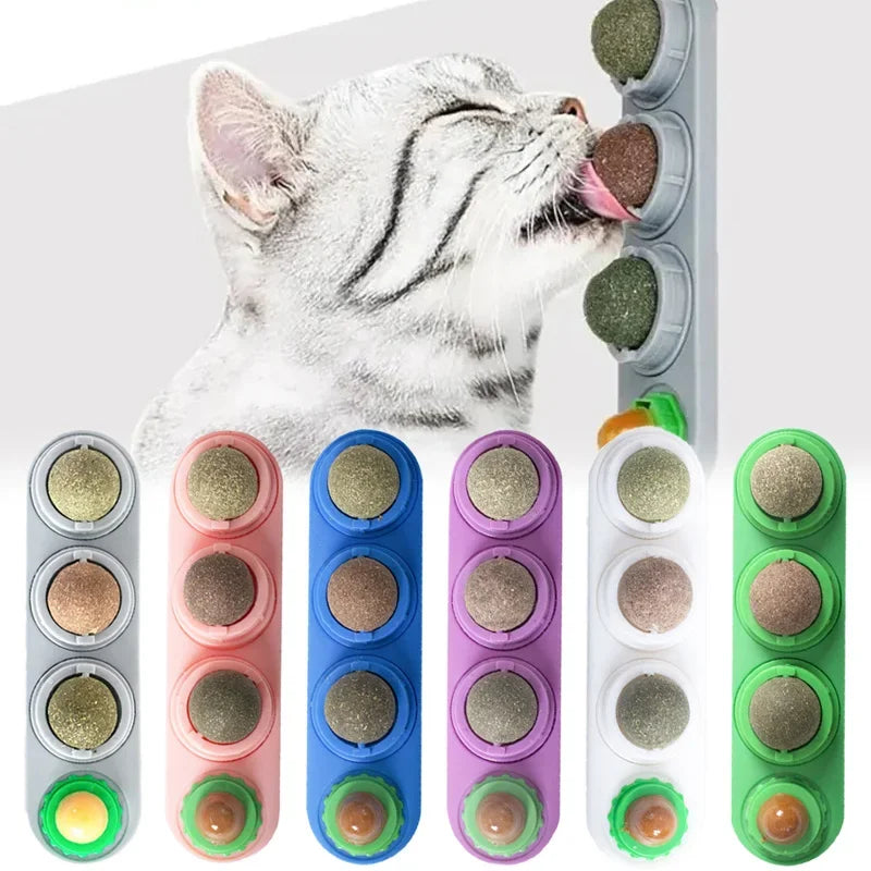 Catnip & Silver Vine Cat Toy Ball – Teeth Cleaning & Digestive Health