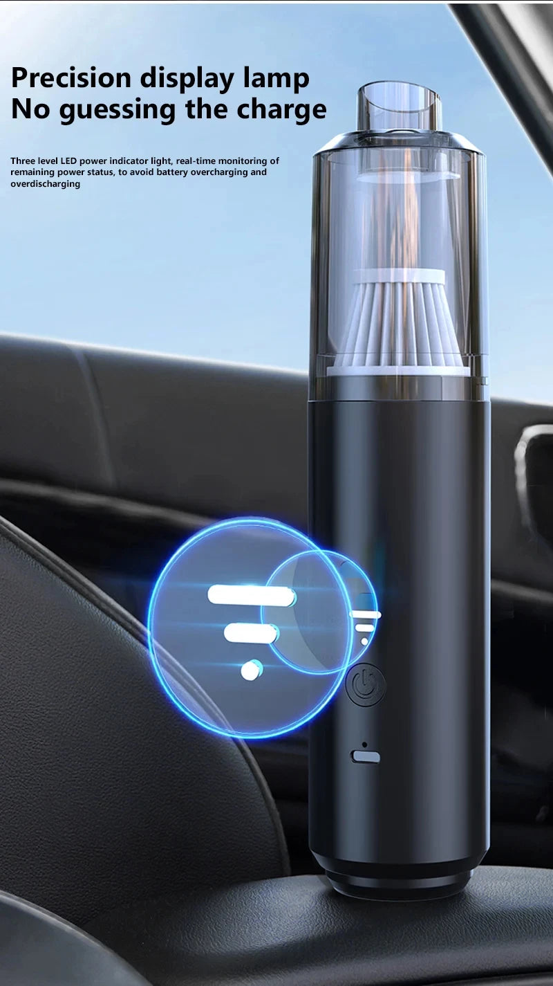 Cordless Pet Hair Vacuum – Powerful Suction for Car & Home