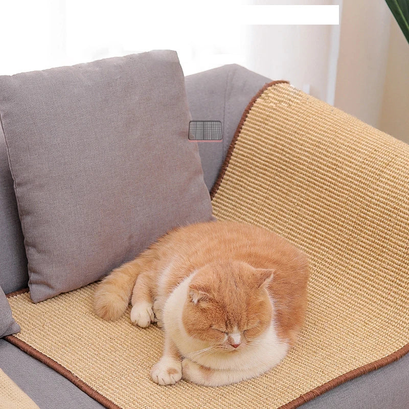 Natural Sisal Cat Scratching Mat – Wall, Sofa & Floor