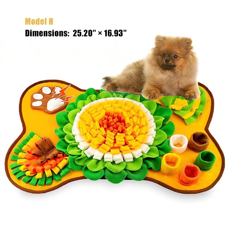 Dog Snuffle Mat – Slow Feeder, Foraging & Anxiety Relief Toy