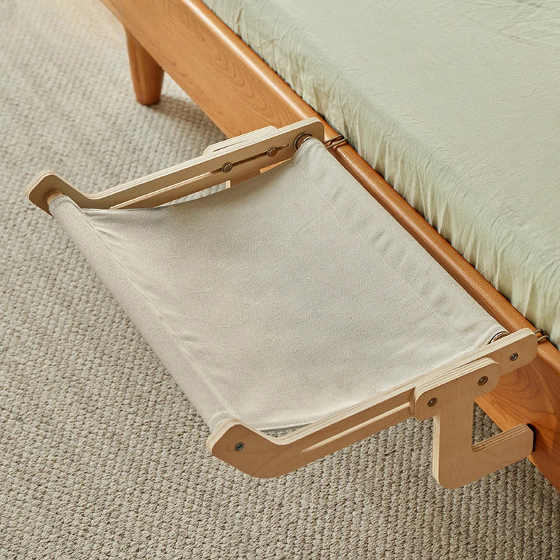 Pet Supplies Suspended Cat Hammock Window Hanging Solid Wood Cat Nest Cat Sunbathing Hanging Bed for All Seasons