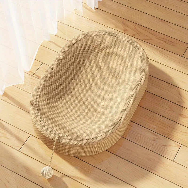 Sisal Cat Scratcher Bed – Multi-Function Toy Ball Set