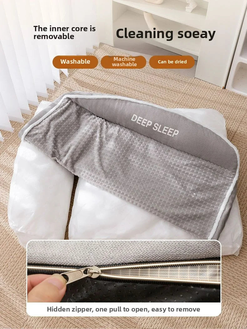 Non-Slip Winter Pet Kennel Bed – Soft & Washable