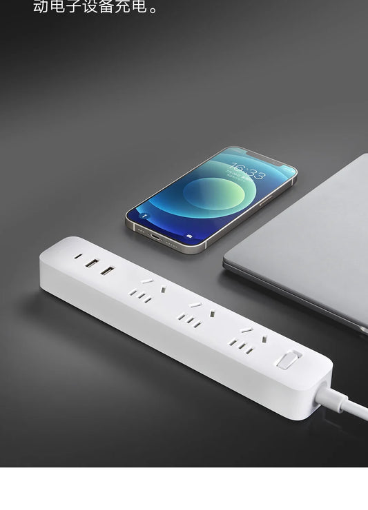 Xiaomi 20W Fast Charging Power Strip – 2AC+1C for Pet Devices