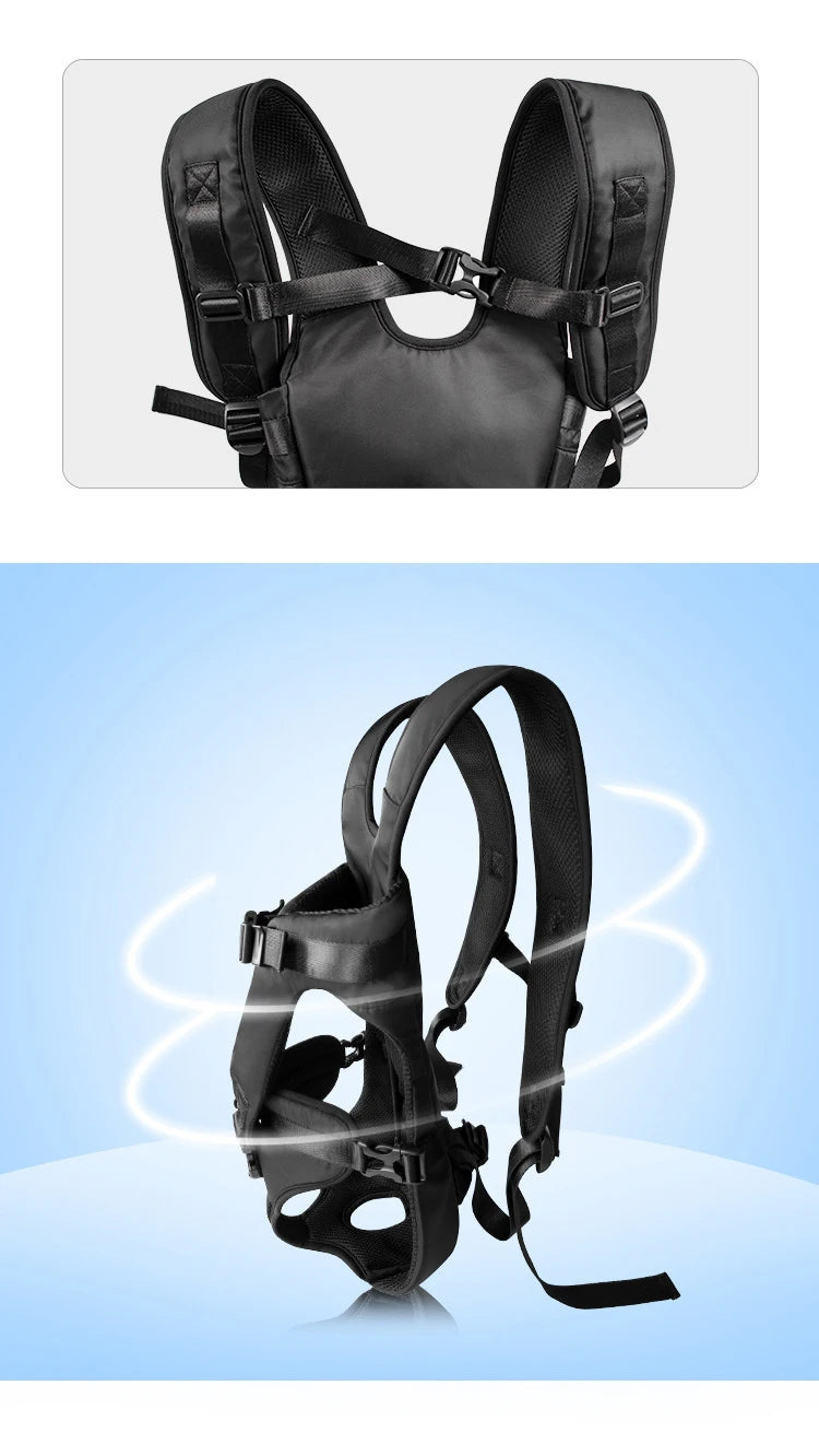 Breathable Double-Shoulder Dog & Cat Carrier Backpack