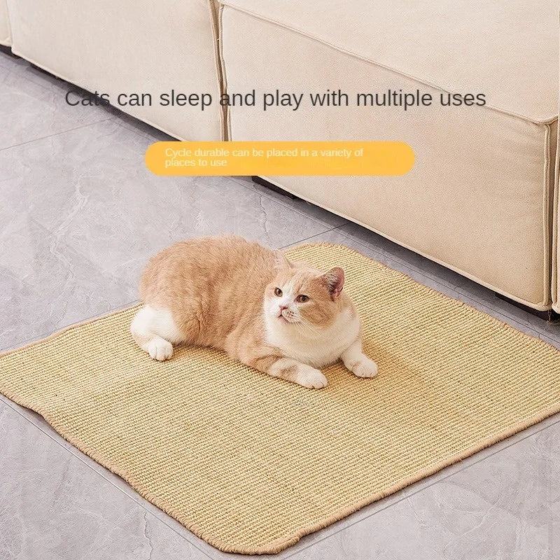 Sisal Hemp Cat Scratching Wall Pad – Furniture Protector
