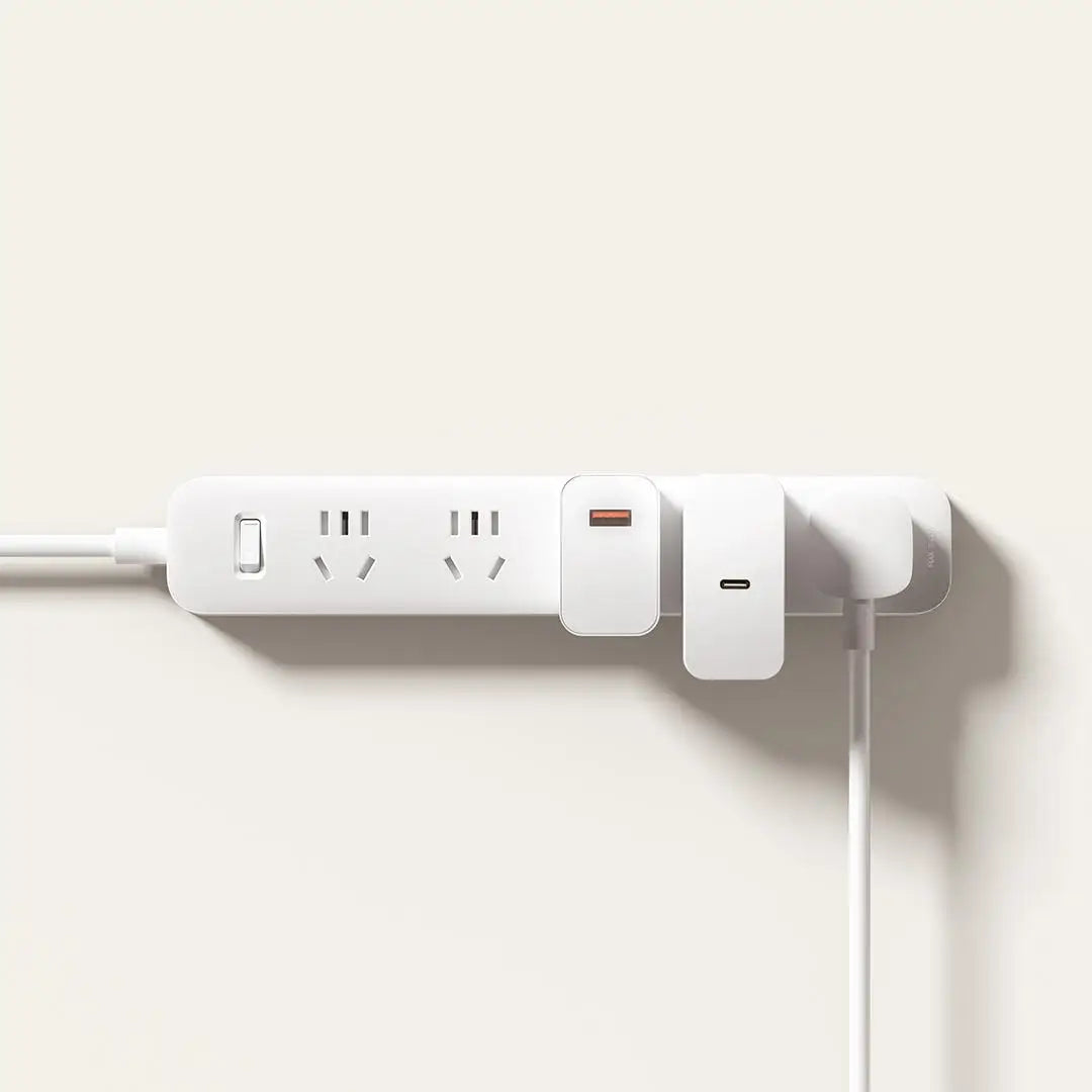 2025 Xiaomi Power Strip 5 Sockets 1.8m 5 Ports Master control Big Plug Extension Patch Board 10A 2500W For Smart Home