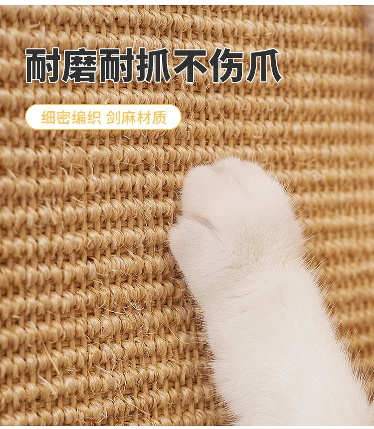 Sisal Hemp Cat Scratching Wall Pad – Furniture Protector