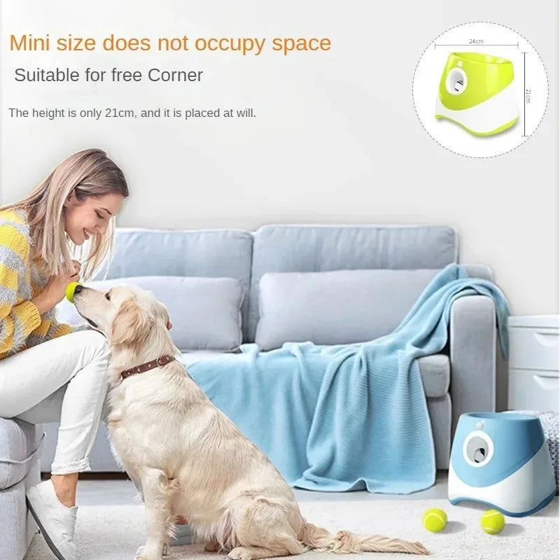Automatic Tennis Ball Launcher for Dogs – USB Rechargeable