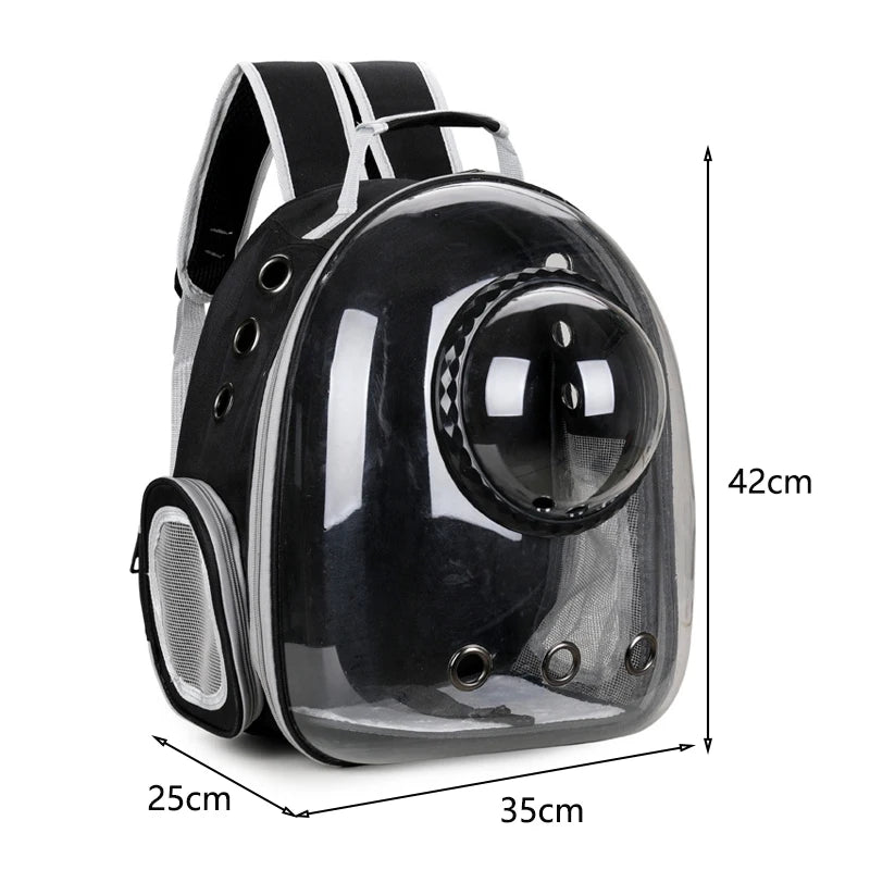 Space Capsule Transparent Pet Carrier Backpack