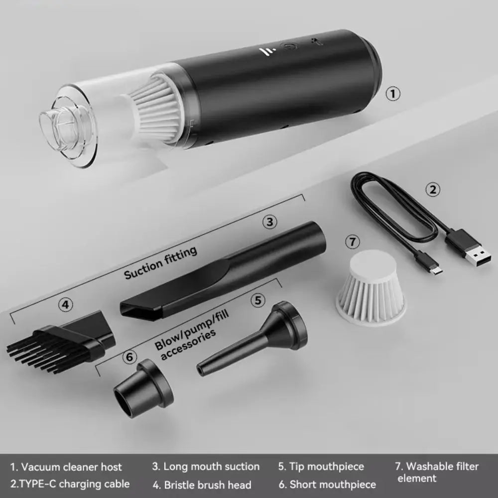 Detachable Cordless Pet Hair Vacuum – Low Noise