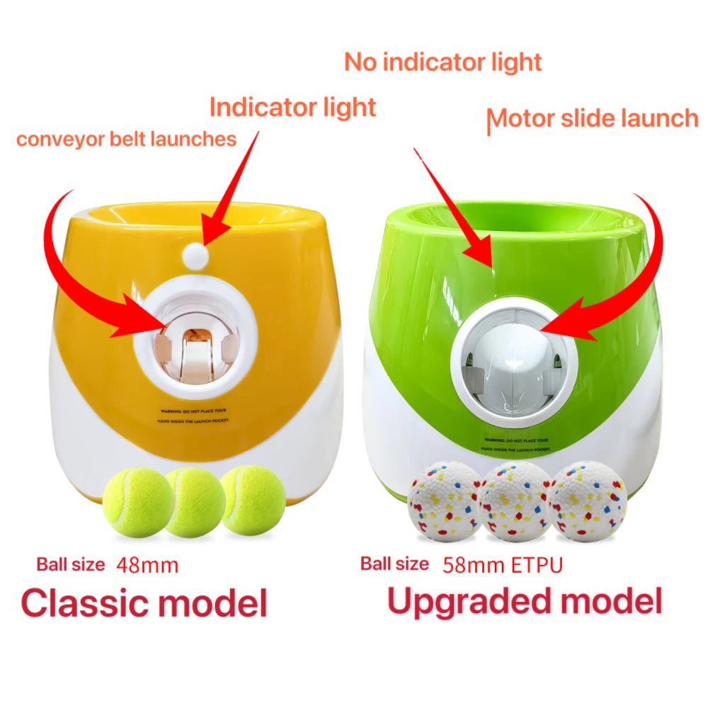 Automatic Tennis Ball Launcher for Dogs – USB Rechargeable