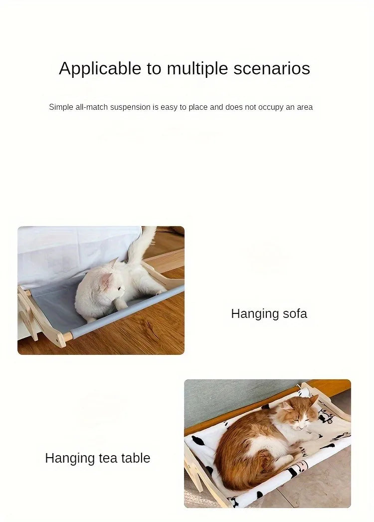 Window Cat Hammock – Hanging Bed for Balcony & Indoor