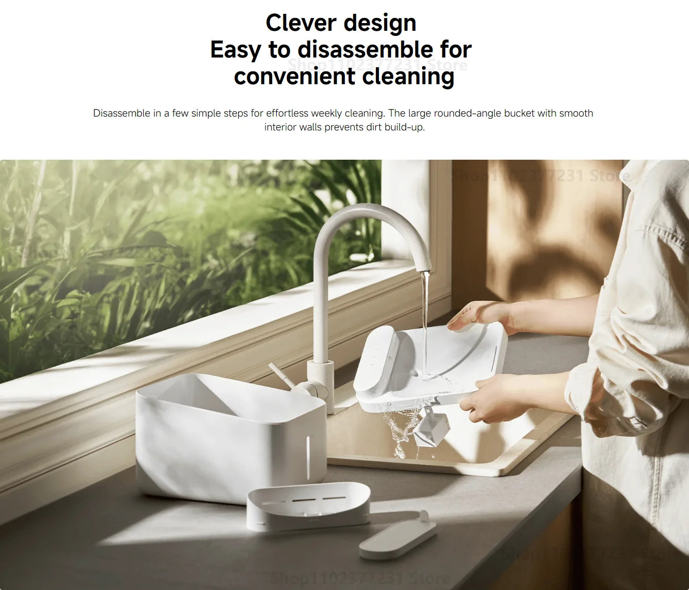 Xiaomi Mijia Smart Pet Drinking Fountain 2 with 3L capacity, wireless auto-sensing water dispenser for cats and dogs