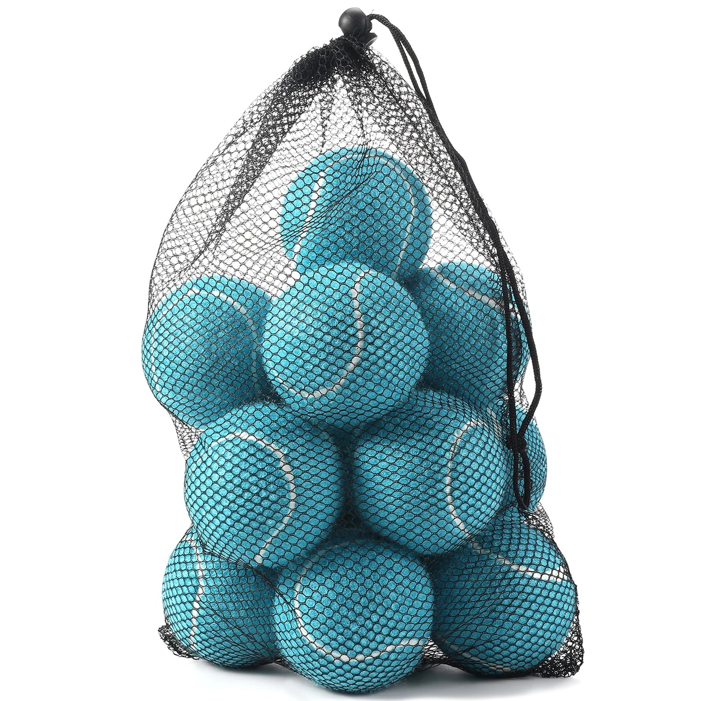 AMA Tennis Balls,12-Pack Advanced Training Tennis Balls for Beginner, Pet Dog practice Tennis Balls with Mesh Bag for Easy Carry