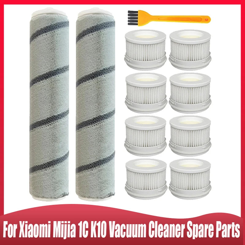 For Xiaomi Mijia 1C K10 Vacuum Cleaner Spare Parts,Roller Brush HEPA Filter Washable Replacement parts