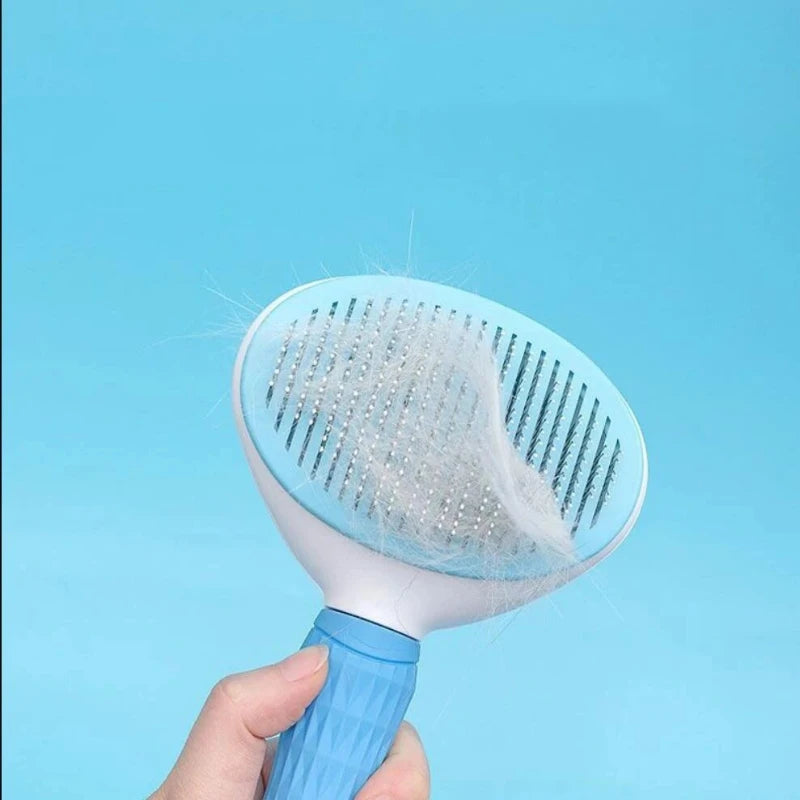 Pet Deshedding Comb – Removes Loose Hair for Cats & Dogs