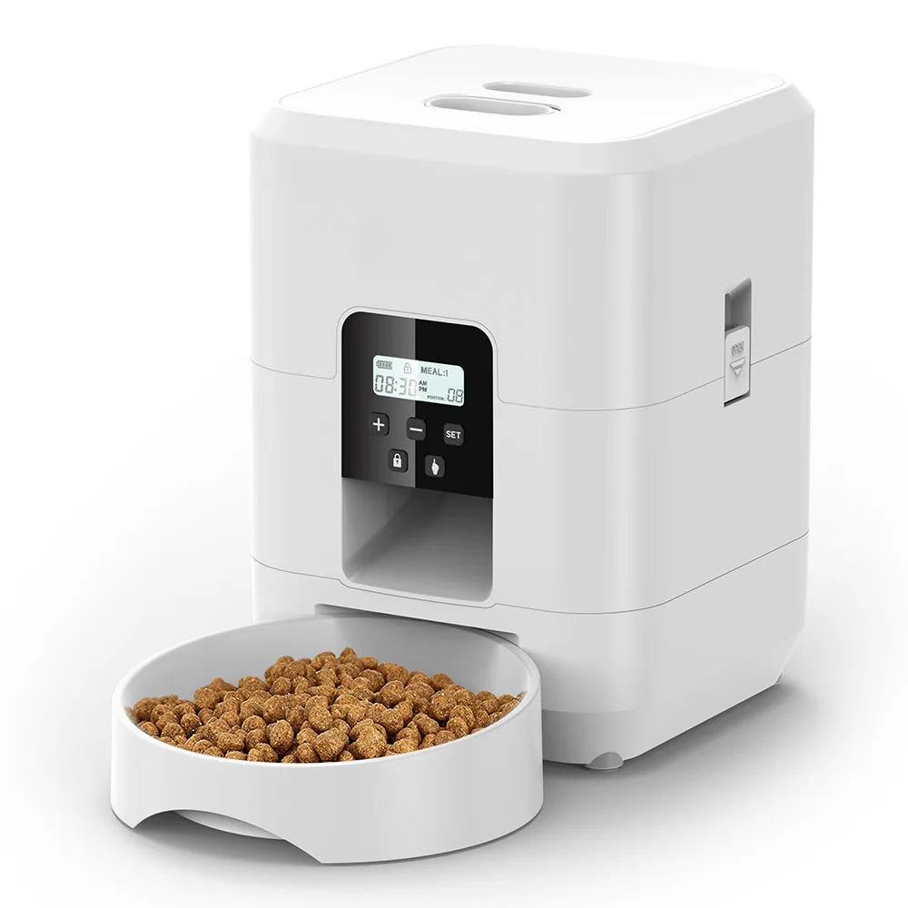 3.5L Auto Pet Feeder & 2L Water Fountain – WiFi App Combo
