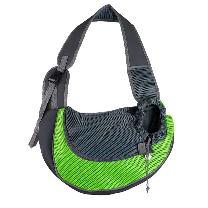 Crossbody Mesh Pet Carrier Sling Bag