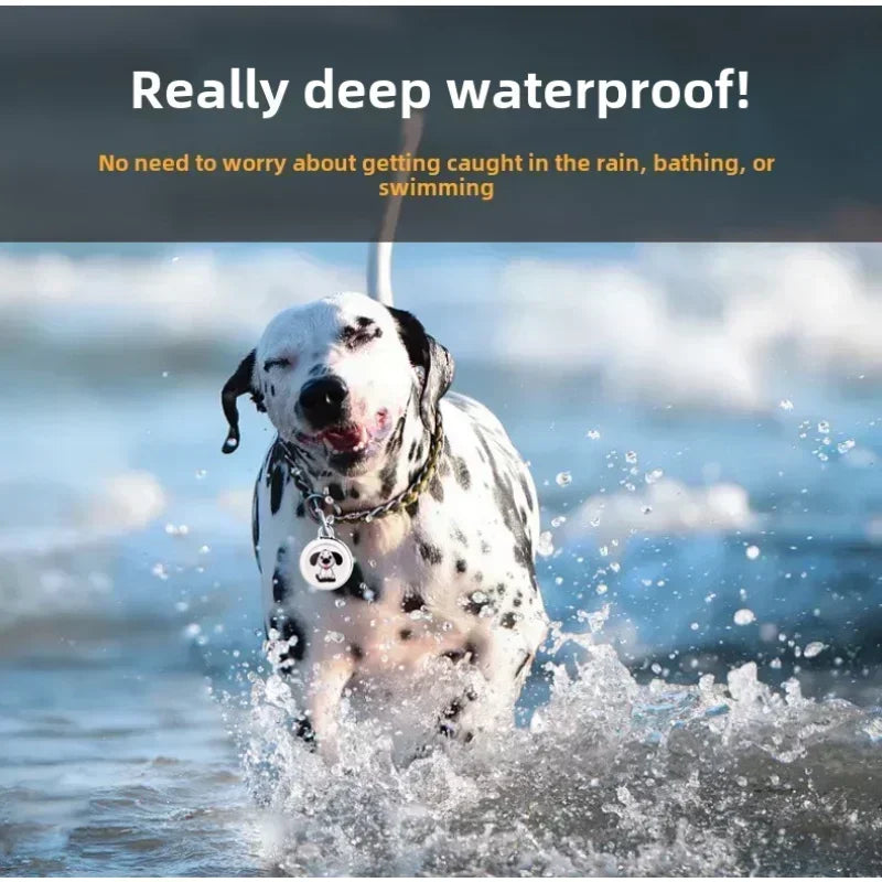 Smart Pet GPS Tracker Waterproof Anti Lost Device Global Locator for Cat Dog Compatible with iOS Android