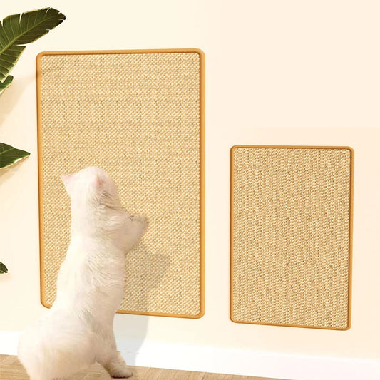 Natural cat scratching mat sisal wear-resistant integrated pad multi-stick suitable for wall sofa floor protection pad pet toy