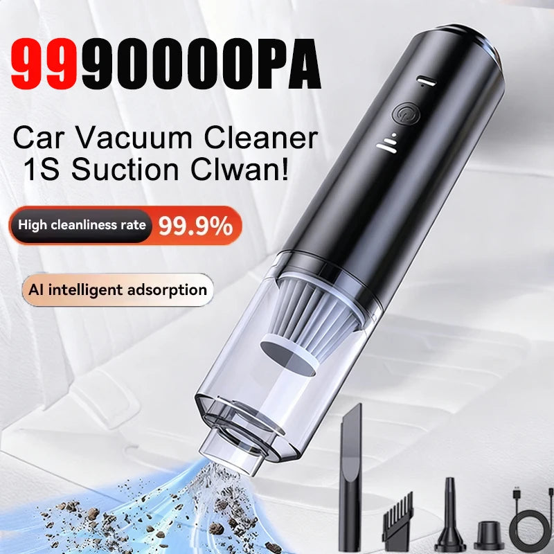 Cordless Pet Hair Vacuum – Powerful Suction for Car & Home