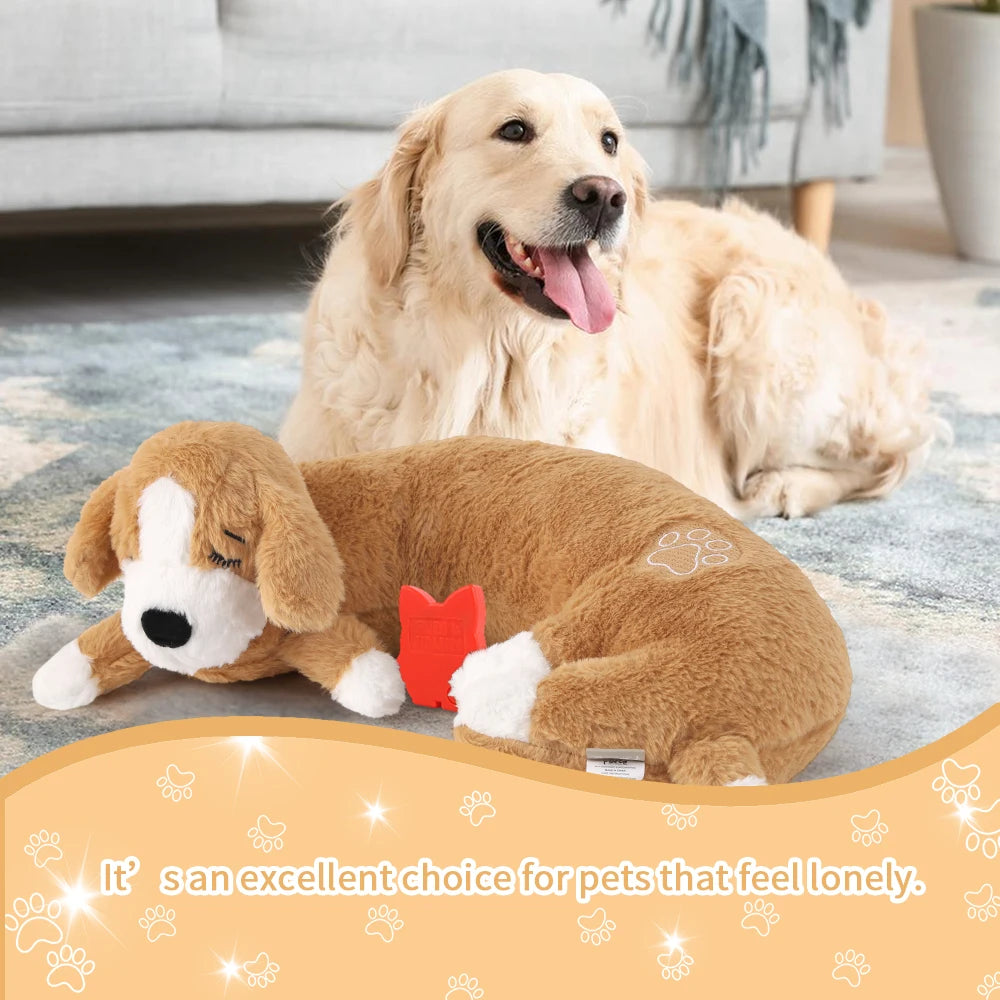 Curved Pillow Heartbeat Dog Toy – Comfort & Training