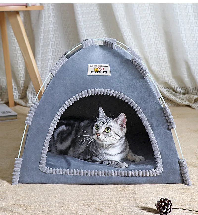 Foldable Pet Tent House – Breathable, All-Season