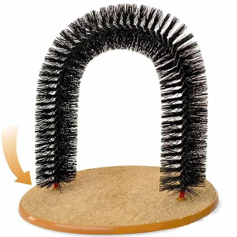 Cat Arch Self-Groomer & Scratcher with Massage Brush