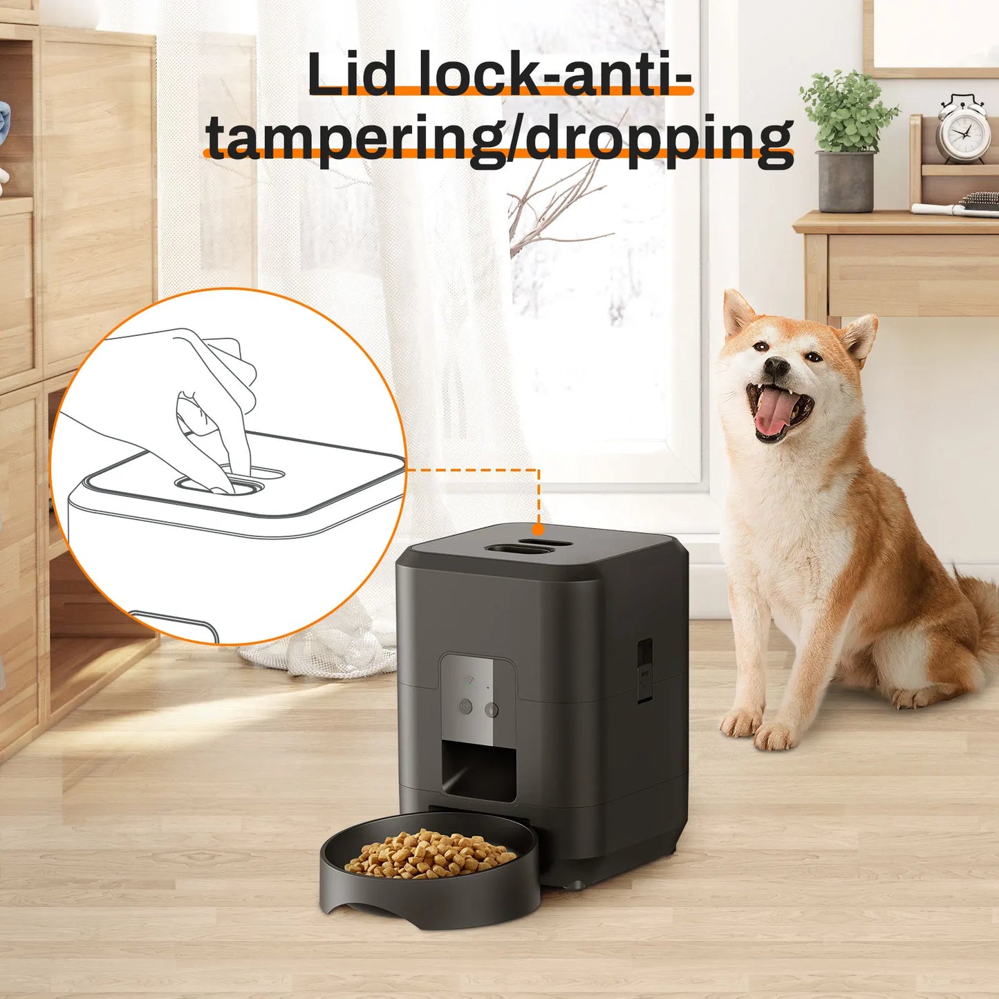 3.5L Auto Pet Feeder & 2L Water Fountain – WiFi App Combo