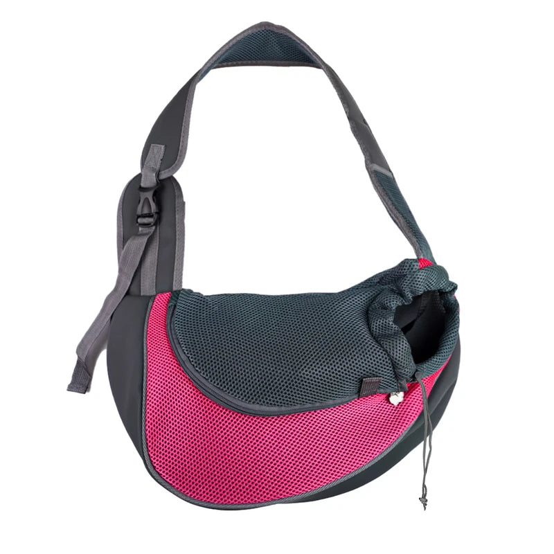 Crossbody Mesh Pet Carrier Sling Bag
