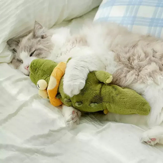 Auto-Flapping Plush Squeaky Dog Toy – Self-Play