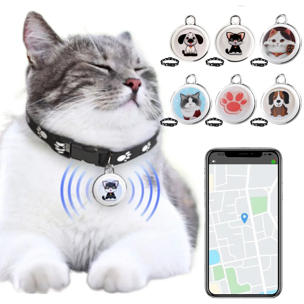 New Waterproof Pet GPS Tracker Real Time Positioning Anti-Lost Tracking Device for Dogs Cats Pet Safety